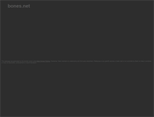 Tablet Screenshot of bones.net